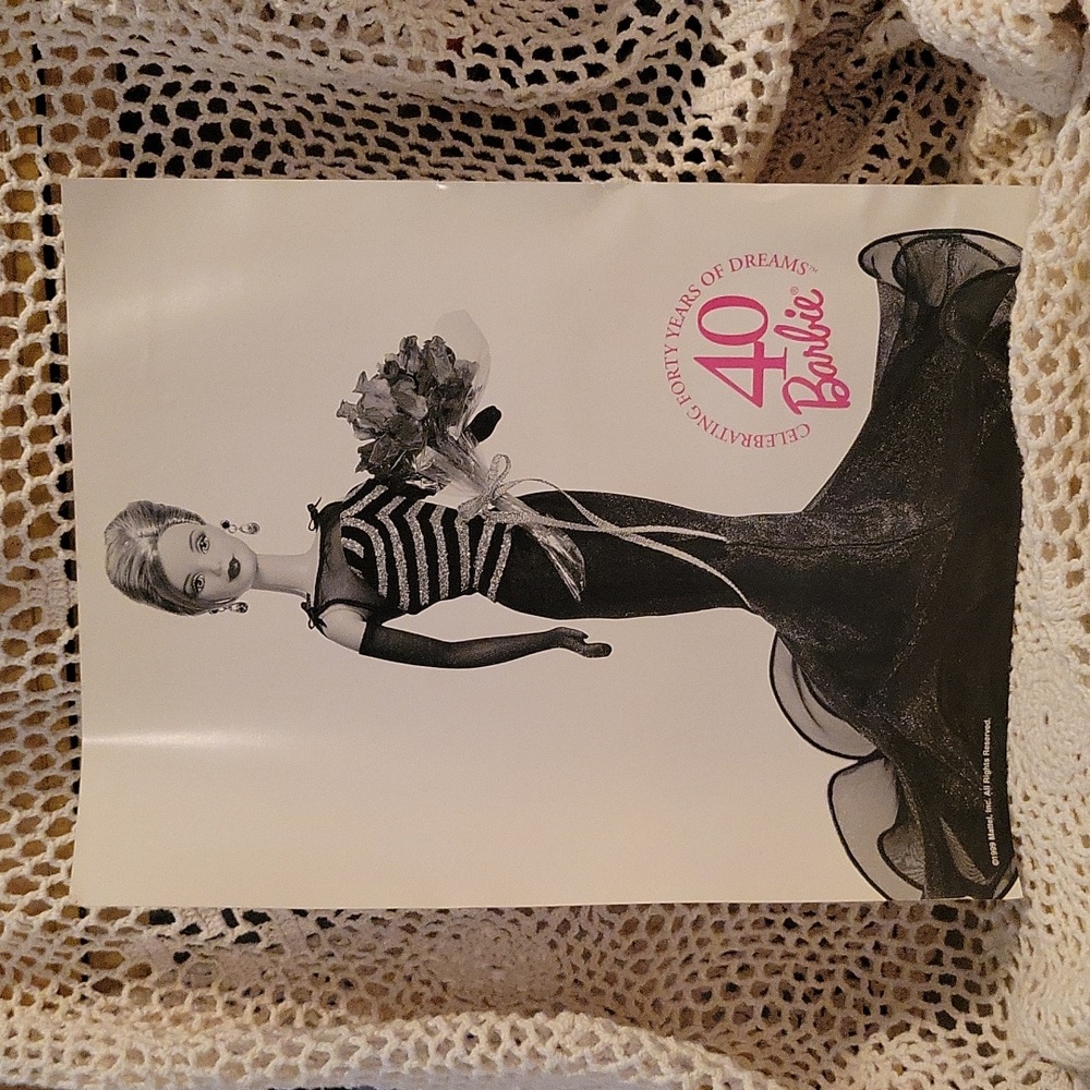 Barbie 40yr anniversary print 1959